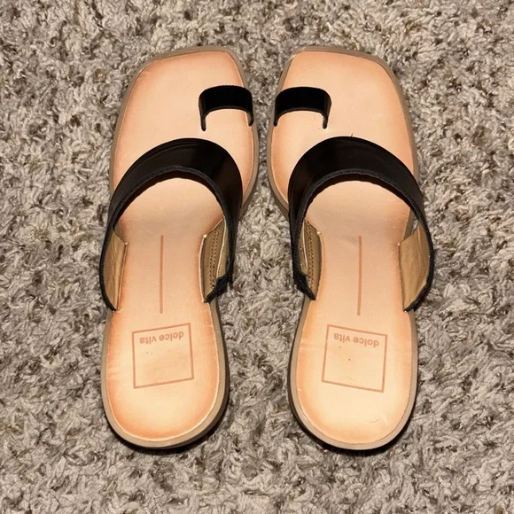 Dolce Vita Frans Women's Heels - Open Square Toe High Heel Sandals For Casual & Night Out